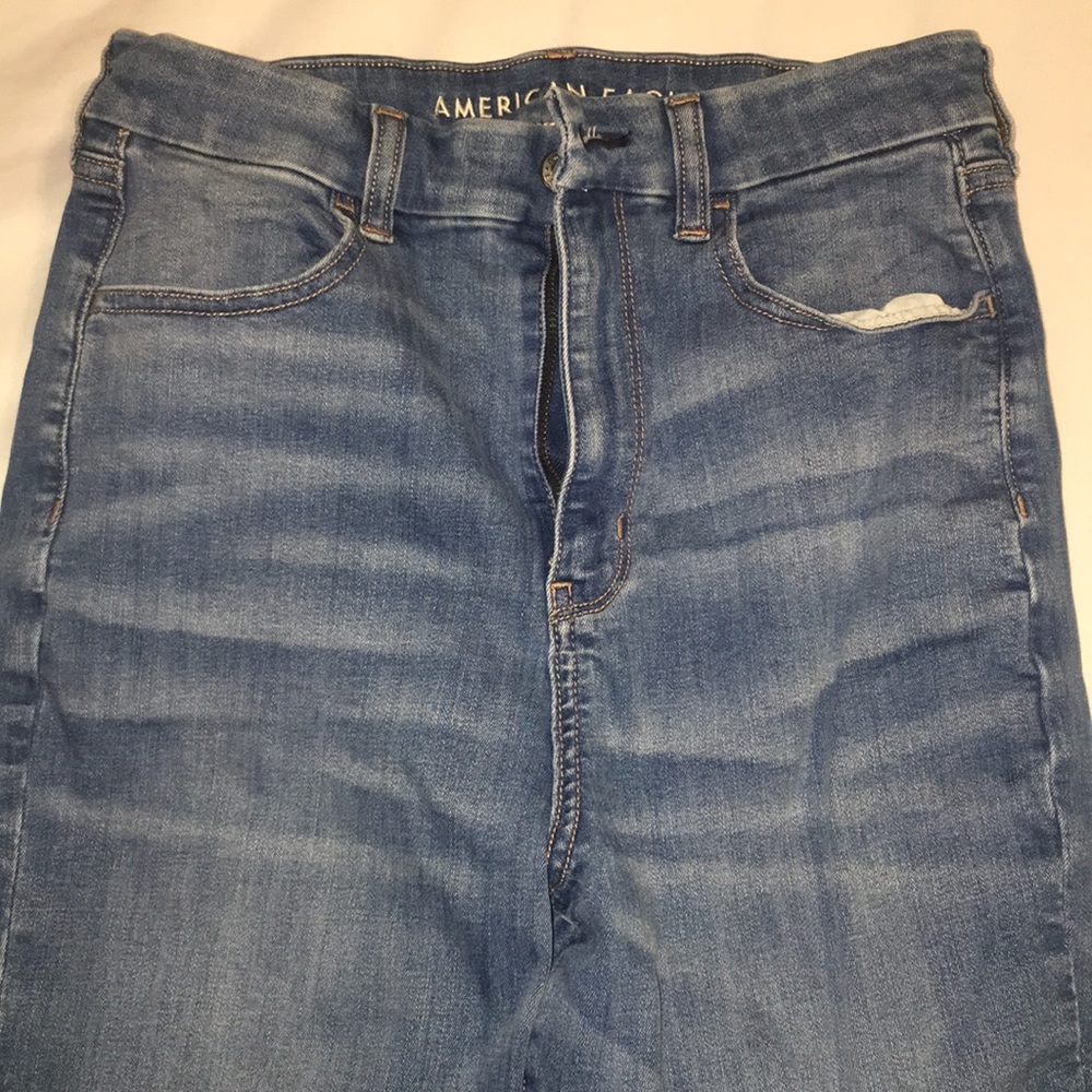 American Eagle 10 Extra Long Curvey High Rise